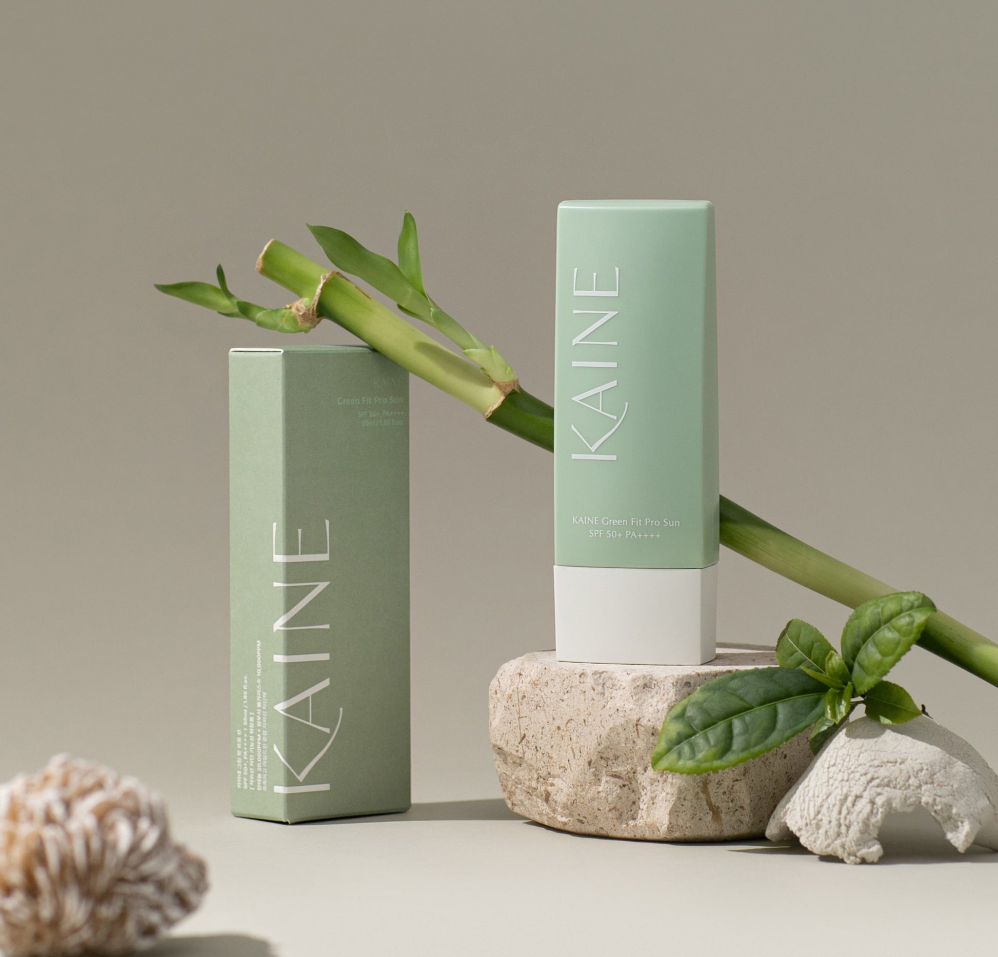 Kaine Green Fit Pro Sun SPF 50+ Sunscreen - sweat-proof, lightweight, and hydrating sunscreen for sensitive skin with strong UV protection