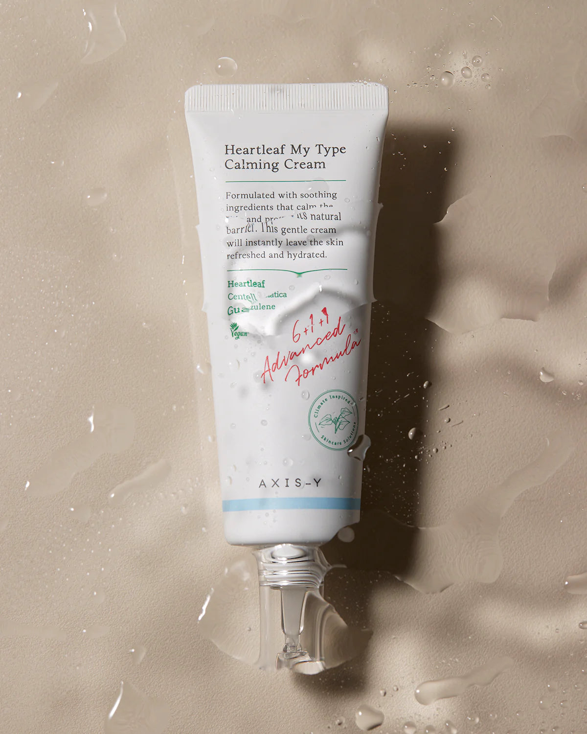 AXIS-Y Heartleaf My Type Calming Cream: Reduces redness and irritation, leaving skin smooth, hydrated, and with an even complexion