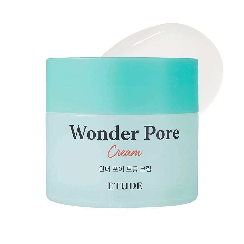 Etude House Wonder Pore Cream 75ml jar with lightweight gel formula for oily and combination skin