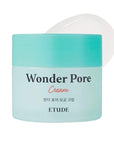 Etude House Wonder Pore Cream 75ml jar with lightweight gel formula for oily and combination skin