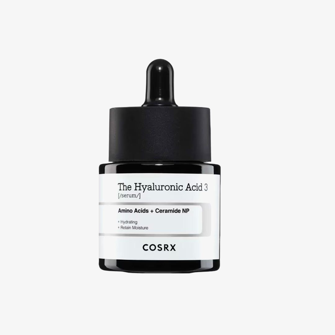 COSRX The Hyaluronic Acid 3 Serum – Lightweight 3% hyaluronic acid serum for deep hydration, smooth texture, and enhanced moisture retention, perfect for dry and sensitive skin