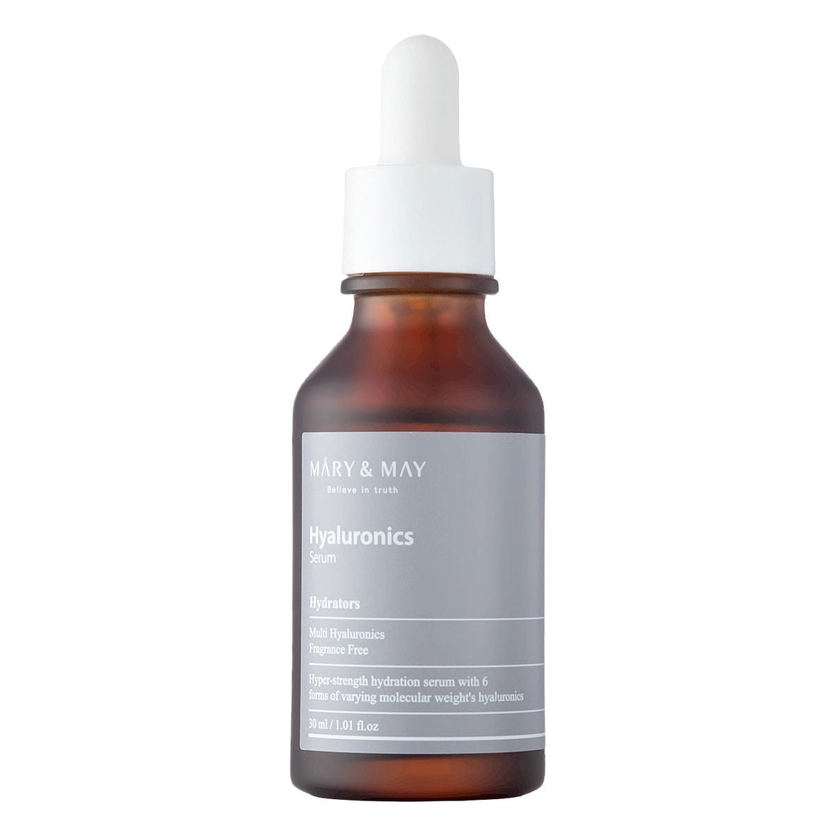 Mary & May Multi Hyaluronic Serum – A 30ml bottle of hydrating serum containing six types of hyaluronic acid that deeply moisturize the skin and leave it plump, soft, and dewy.