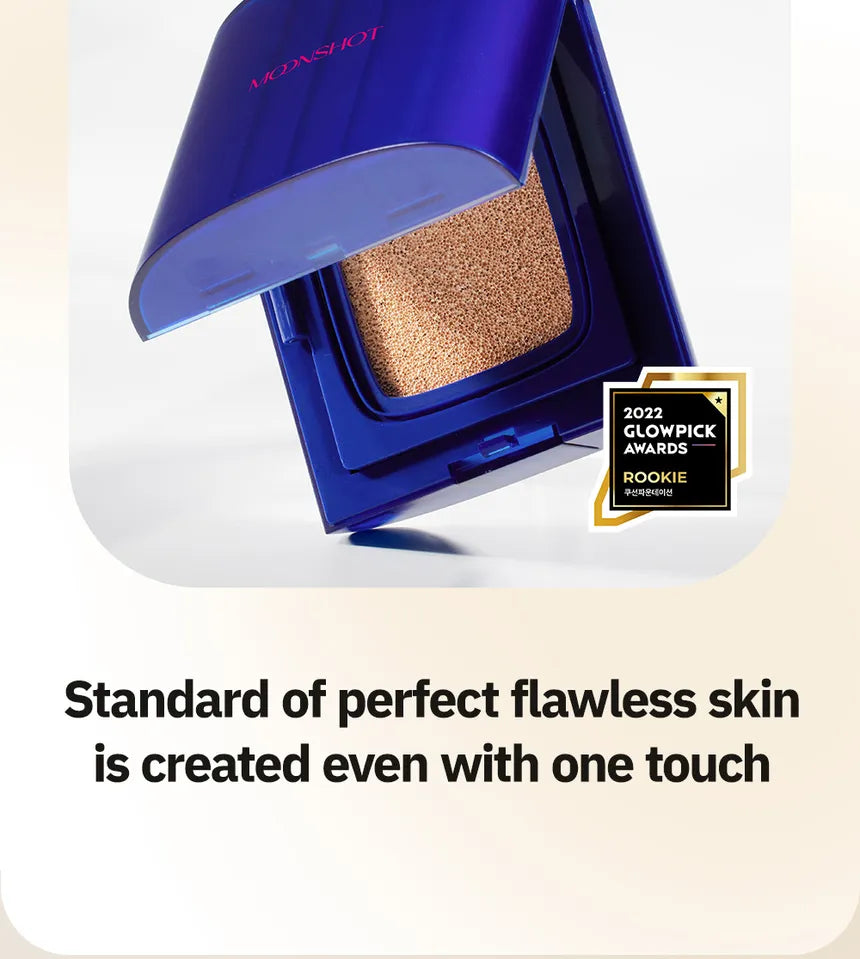 Moonshot Performance Cushion Light Fixing – A lightweight cushion foundation with SPF 43 PA++ that provides smooth, natural coverage and a semi-matte finish for combination and oily skin.