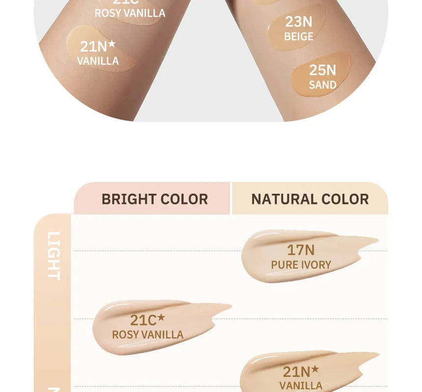 Moonshot Performance Cushion Light Fixing shades – Available in two shades: