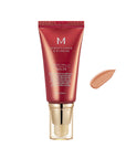 Missha M Perfect Cover BB Cream in 4 shades – Displaying a range of shades to suit different skin tones, ensuring a perfect match for a natural finish.