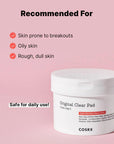 COSRX One Step Original Clear Pad – Pre-soaked toner pads to fight breakouts, reduce blemishes, and exfoliate skin