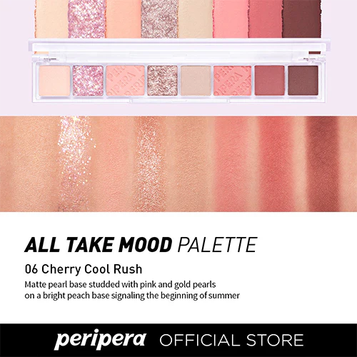 Image showing swatches of the 8 shades applied on the skin, highlighting the smooth texture and blendability of the pigments with varying finishes (matte, shimmer, and pearl glitter).
