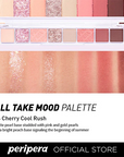Image showing swatches of the 8 shades applied on the skin, highlighting the smooth texture and blendability of the pigments with varying finishes (matte, shimmer, and pearl glitter).