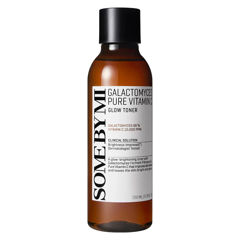 Some By Mi Galactomyces Pure Vitamin C Glow Toner – A brightening toner formulated with 88% Galactomyces ferment filtrate to hydrate, smooth, and revitalize skin for a healthy glow.