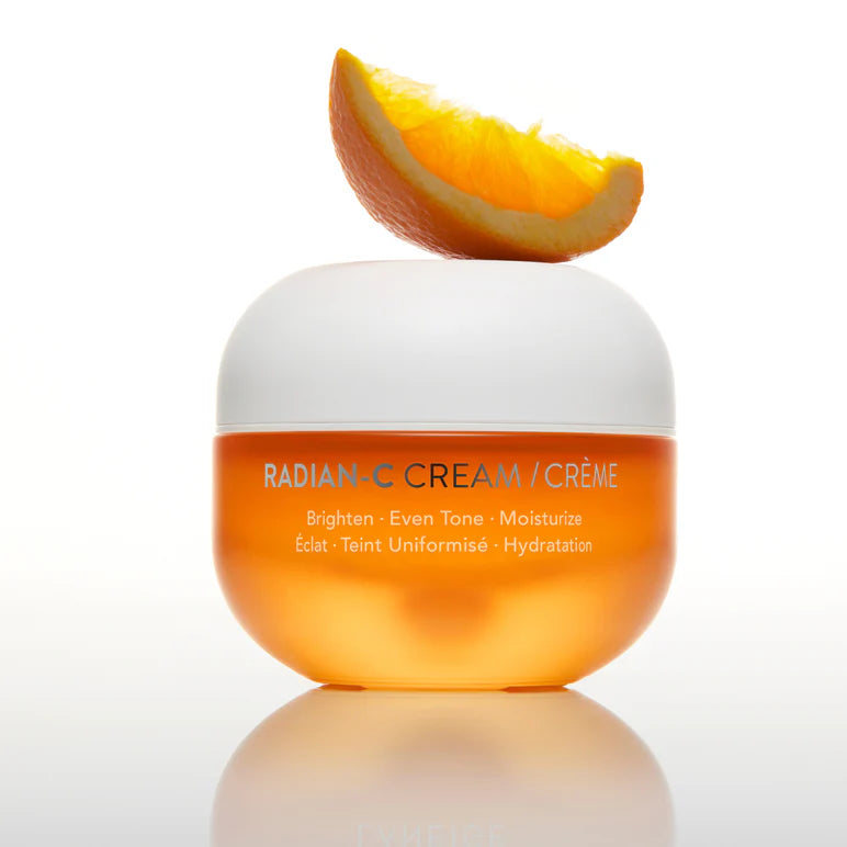 Key ingredients in Laneige Radian-C Cream – 8.5% Vitamin C (3-O-Ethyl Ascorbic Acid), Vitamin E, Glycerin, and Madecassoside for brighter, hydrated, and soothed skin.