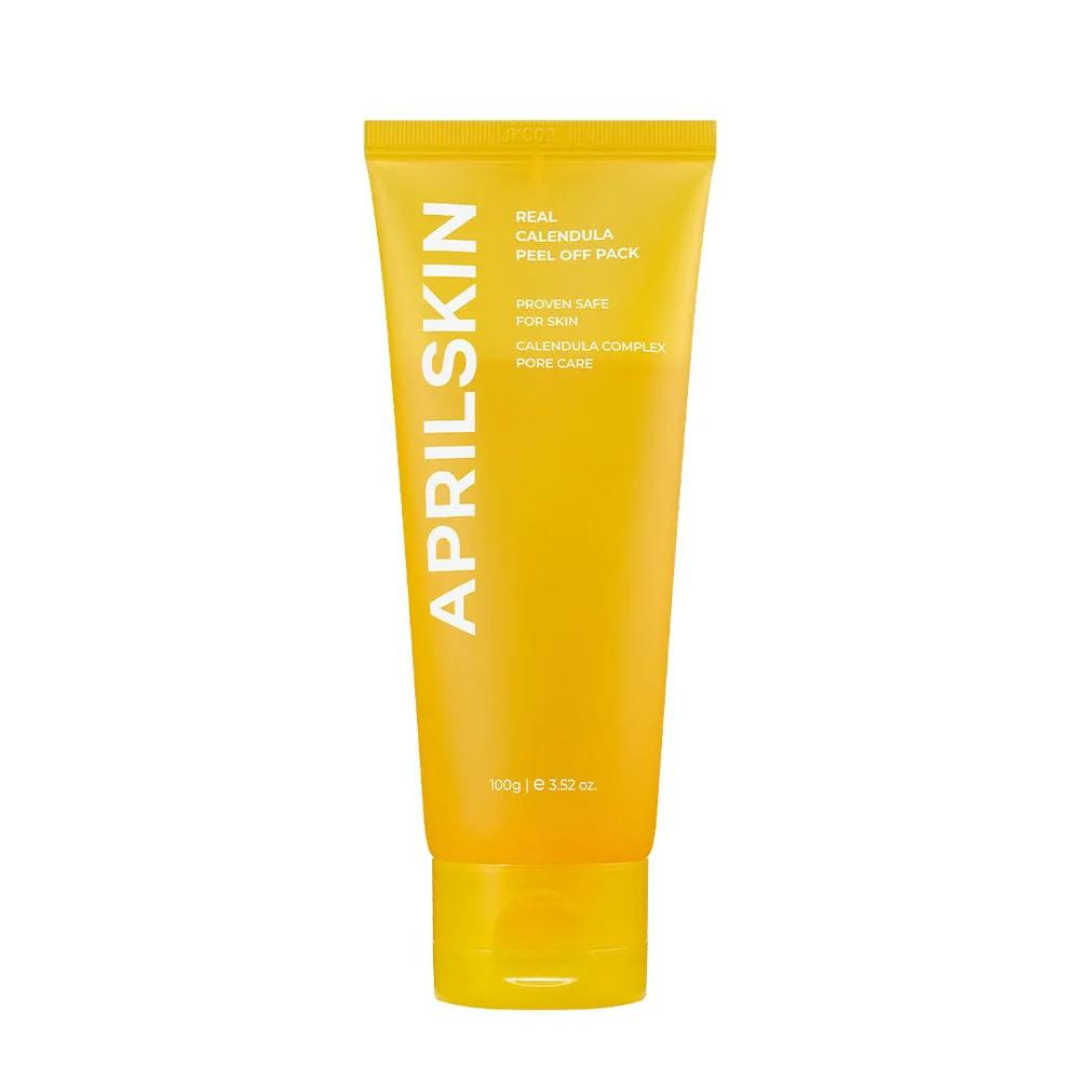 Aprilskin Calendula Peel Off Mask removes impurities and leaves skin smooth, clean, and hydrated