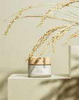 I’m From Rice Cream with rice bran extract, a lightweight moisturizer that brightens skin, hydrates, and strengthens the skin barrier, ideal for oily and acne-prone skin