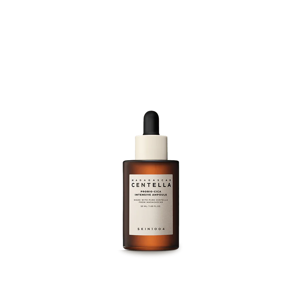 Skin1004 Probio-Cica Intensive Ampoule – A soothing and hydrating ampoule formulated with fermented Centella Asiatica and Ceramides to improve skin texture, tighten pores, and enhance your skin’s glow.