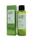 Packaging of Some By Mi Super Matcha Pore Tightening Toner – A two-part toner with Matcha Water and soothing ingredients like Willow Bark, Tea Tree, and Centella to control oil, tighten pores, and calm skin.