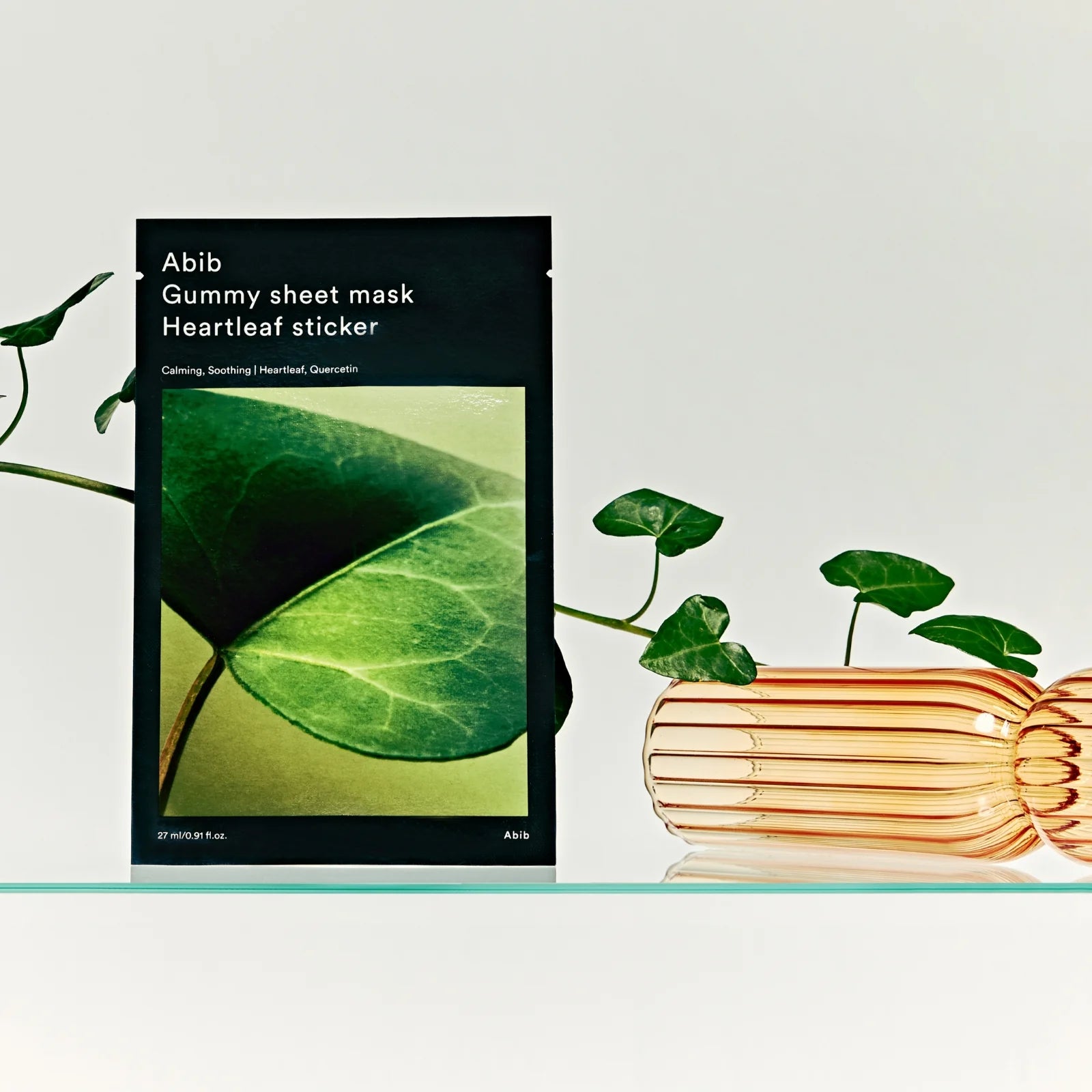Abib Gummy Sheet Mask Heartleaf Sticker providing deep hydration and calming relief for sensitive, dry skin