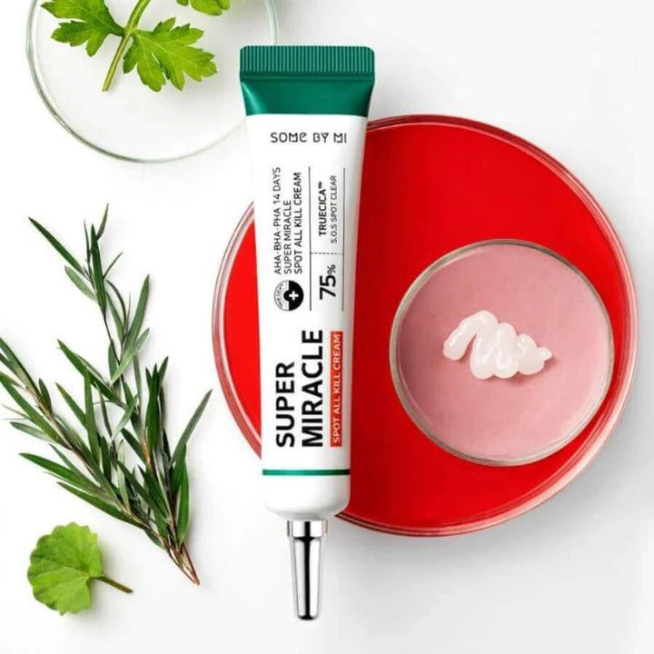 Some By Mi AHA BHA PHA 14 Days Super Miracle Spot All Kill Cream – Smooth, lightweight cream texture that absorbs easily into the skin.