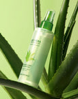 Nature Republic Soothing & Moisture 92 Aloe Vera Soothing Gel Mist in a 155 ml spray bottle with refreshing aloe vera extract highlighted on the packaging.
