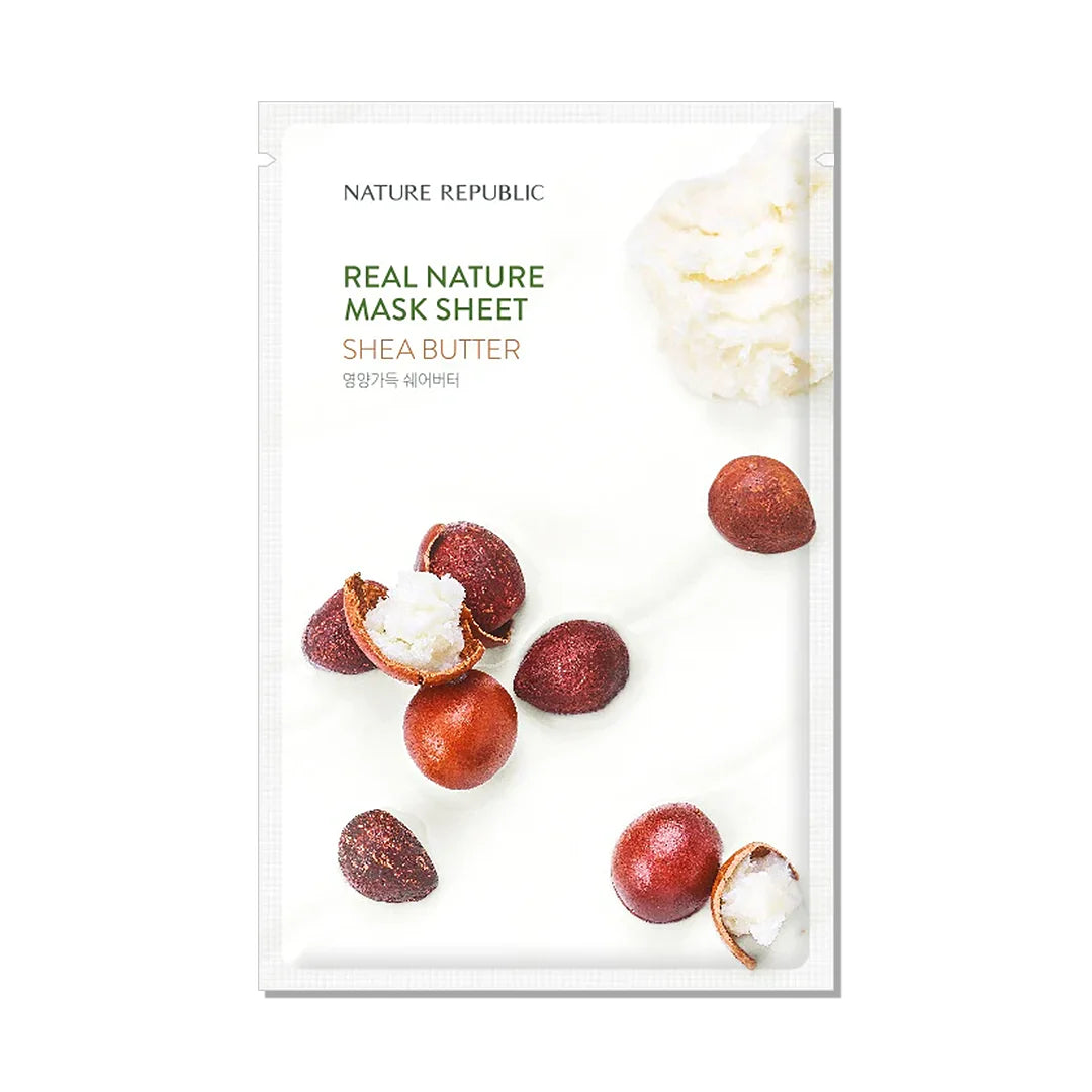 Image highlighting key ingredients like Acai Berry Extract, Cucumber Extract, Tomato Extract, Aloe Vera, and Shea Butter, known for their skin benefits and hydration.