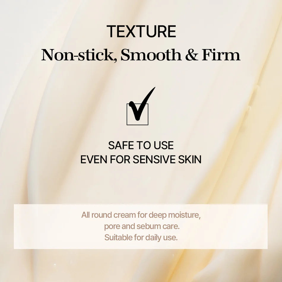 Close-up of Mixsoon Bean Cream’s smooth texture – The lightweight, non-greasy cream absorbs quickly into the skin, providing deep hydration without a sticky residue.