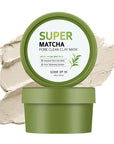 Some By Mi Super Matcha Pore Clean Clay Mask – A pore-cleansing face mask with matcha, clay, and Cica that controls oil, removes blackheads, and soothes sensitive skin for a smooth, clear complexion.