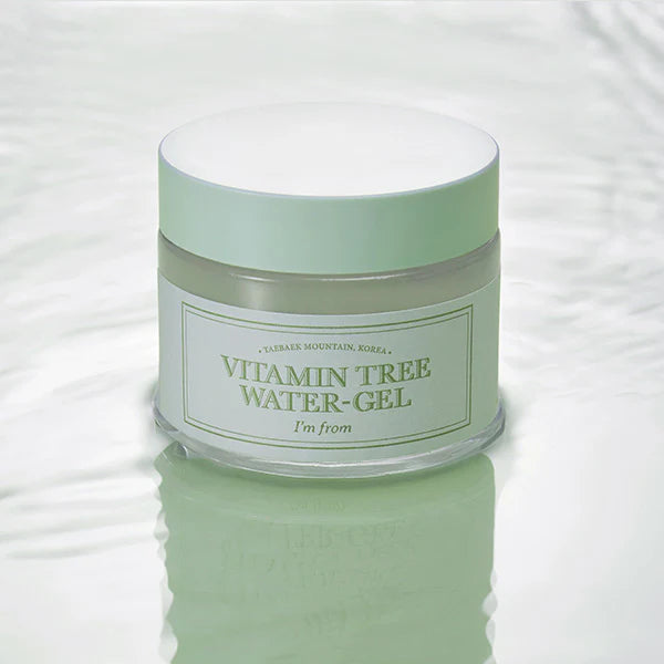 I’m From Vitamin Tree Water Gel – 75g jar with 68% Vitamin Tree Leaf Water, deeply hydrating and soothing for sensitive skin