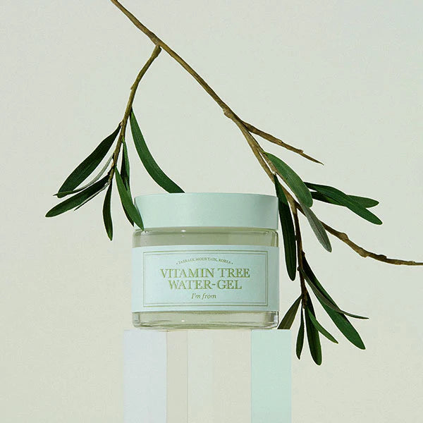 I’m From Vitamin Tree Water Gel – 75g jar with 68% Vitamin Tree Leaf Water, deeply hydrating and soothing for sensitive skin