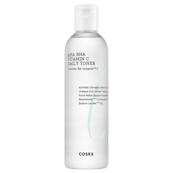 COSRX Refresh AHA BHA Vitamin C Daily Toner – A revitalizing toner with AHA, BHA, and Vitamin C to brighten and smooth skin