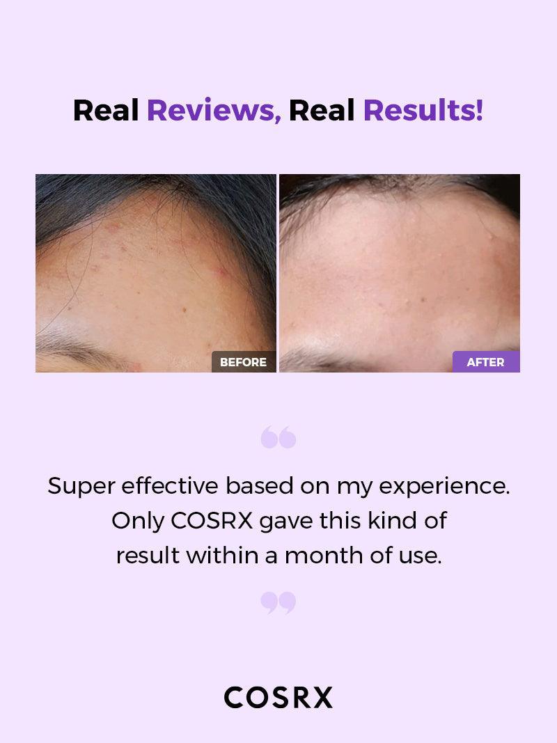 COSRX AHA BHA Clarifying Treatment Toner on a vanity – gentle exfoliant for sensitive skin, balancing oil and promoting a clear, smooth complexion