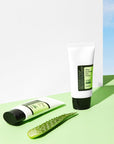 COSRX Aloe Soothing Sun Cream – Broad-spectrum SPF50 PA+++ sunscreen with calming aloe extract, hydrates dry skin, and offers lightweight, non-greasy sun care for all skin tones