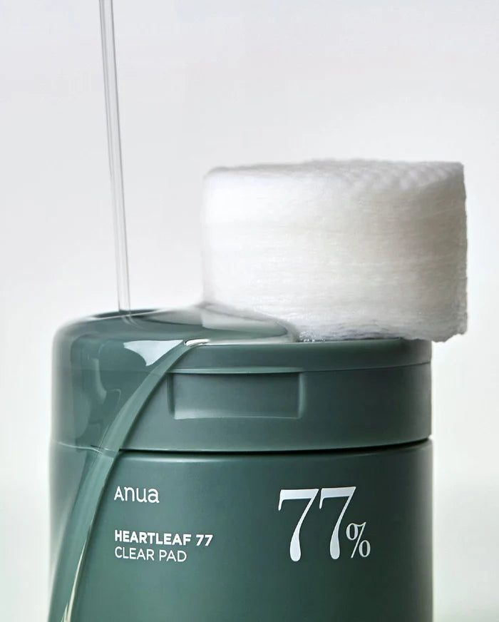 Anua Heartleaf 77 Clear Pad – hydrating pads that soothe and calm irritated skin