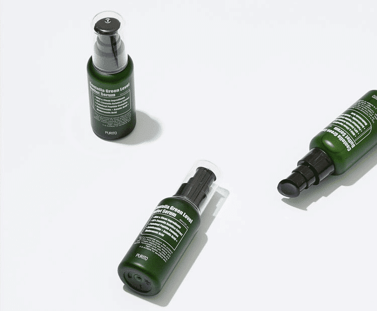 Purito Centella Green Level Buffet Serum, a 60ml serum packed with Centella Asiatica, Niacinamide, and Peptides to heal, brighten, and hydrate your skin while reducing wrinkles and improving skin texture.