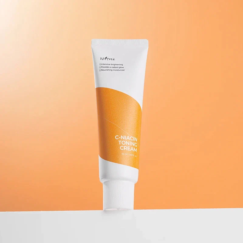 Isntree C-Niacin Toning Cream – 50ml brightening cream with 69% Sea Buckthorn Extract and Niacinamide to even out skin tone and enhance radiance