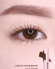 Displaying the 5 color options of Lilybyred AM9 to PM9 Survival Color Cara Mascara – Choco Brown, Rosy Brown, Ginger Brown, Mocha Brown, and Black Brown.