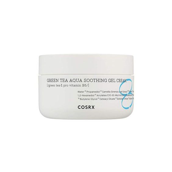 COSRX Hydrium Green Tea Aqua Soothing Gel Cream – Refreshing gel cream with Green Tea to soothe irritation and deliver long-lasting hydration