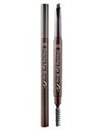 Etude House Drawing Eyebrow Pencil – triangular tip for precise, natural-looking eyebrows, available in Brown, Dark Brown, and Black