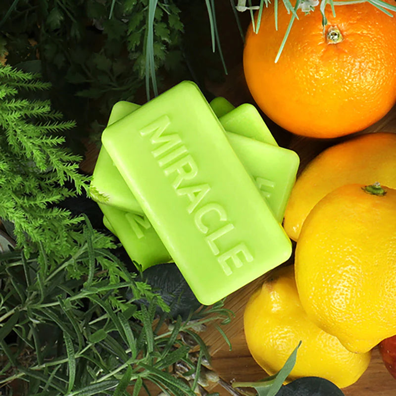 Some By Mi AHA BHA PHA 30 Days Miracle Cleansing Bar – Enriched with tea tree extract, niacinamide, and AHA/BHA to treat acne and brighten skin.