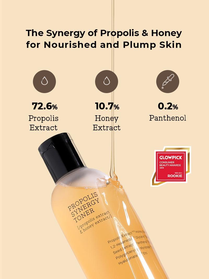 COSRX Full Fit Propolis Synergy Toner – Achieve radiant, smooth skin with the nourishing power of black bee propolis and honey extract