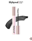 Close-up of the D-shaped brush of Lilybyred AM9 to PM9 Infinite Mascara – Ensures even application from root to tip, creating defined, voluminous lashes.
long curl