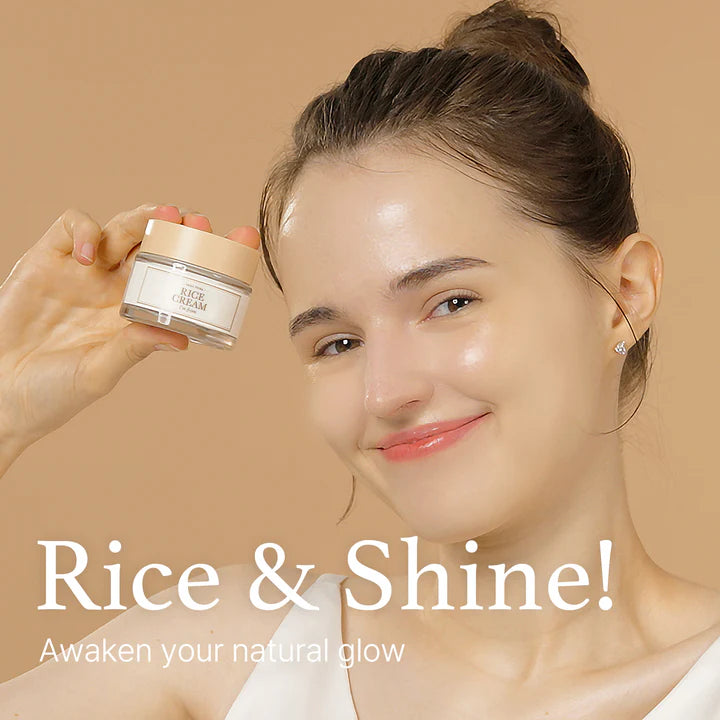 I’m From Rice Cream, enriched with rice bran extract and shea butter, perfect for daily use to moisturize, soothe acne-prone skin, and enhance skin's radiance