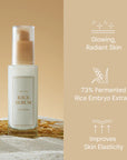 I’m From Rice Serum, a lightweight formula with 73% rice germ extract to firm, brighten, and hydrate the skin for a smoother, youthful complexion
