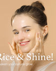 I’m From Rice Serum with rice germ extract and niacinamide, providing intense hydration, firming the skin, and helping to reduce signs of aging and dark spots