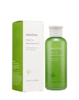 Innisfree Green Tea Balancing Skin EX packaging – 200ml bottle, dermatologically tested and hypoallergenic for balanced, hydrated skin suitable for all skin types