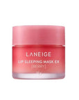 Laneige Lip Sleeping Mask EX – Luxurious overnight lip mask for deep hydration, softening, and rejuvenation. Available in Apple Lime, Grapefruit, Berry, and Mint Choco