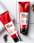 Some By Mi Snail Truecica Miracle Repair Low pH Gel Cleanser – Key ingredients like amino acids, ceramide, and black snail extract to strengthen, hydrate, and repair the skin barrier.
