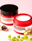Some By Mi Snail Truecica Miracle Repair Cream – Close-up of the cream’s smooth texture, highlighting its moisturizing and repairing properties with Snail Mucin and calming ingredients.