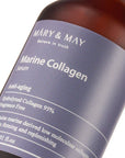 Close-up of key ingredients: Marine Collagen, Adenosine, and Glycereth-26 – Highlighting the powerful collagen-boosting and hydrating components that help smooth and firm the skin.