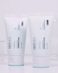 Neogen Dermalogy A-Clear Soothing Overnight Mask jar (100 ml) featuring its calming, sebum-controlling formula designed for acne-prone skin, with Centella Asiatica and Salicylic Acid.