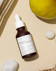 Mary & May Niacinamide Chaenomeles Sinensis Serum – A 30ml bottle of brightening serum with 2% Niacinamide and 93% Chaenomeles Sinensis extract designed to even out skin tone and texture.