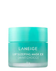 Laneige Lip Sleeping Mask EX in various flavors – Choose from Apple Lime, Grapefruit, Berry, and Mint Choco for a refreshing, scented lip treatment Mint Choco