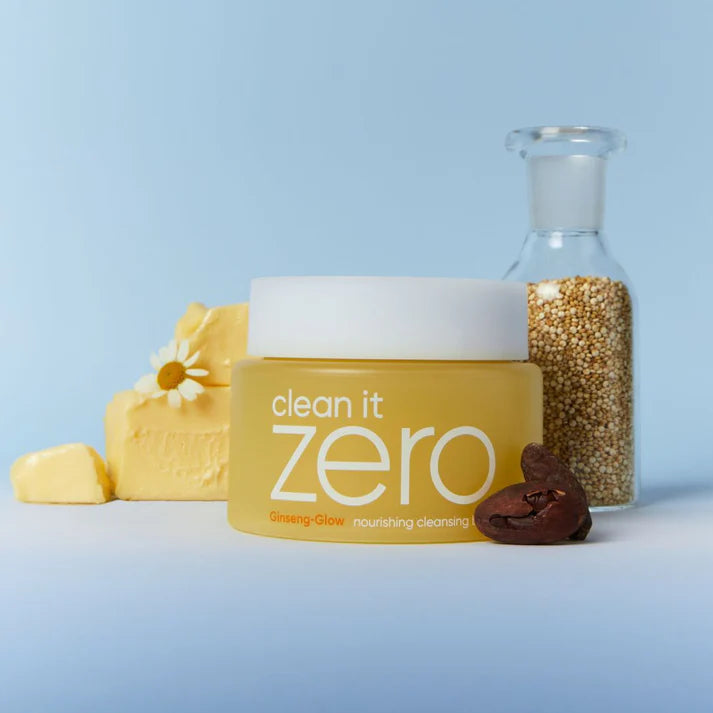Banila Co Clean It Zero Cleansing Balm Nourishing, ideal for dry skin and suitable for all skin types, offering a gentle cleanse while leaving skin soft, hydrated, and nourished